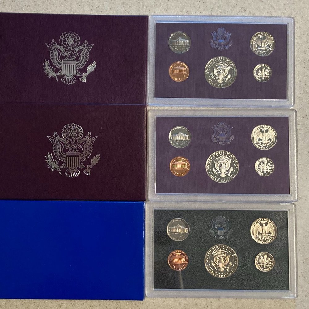 U.S. Mint Proof Sets 1980 Thru 1989  Lot of 10 - Picture 7 of 12